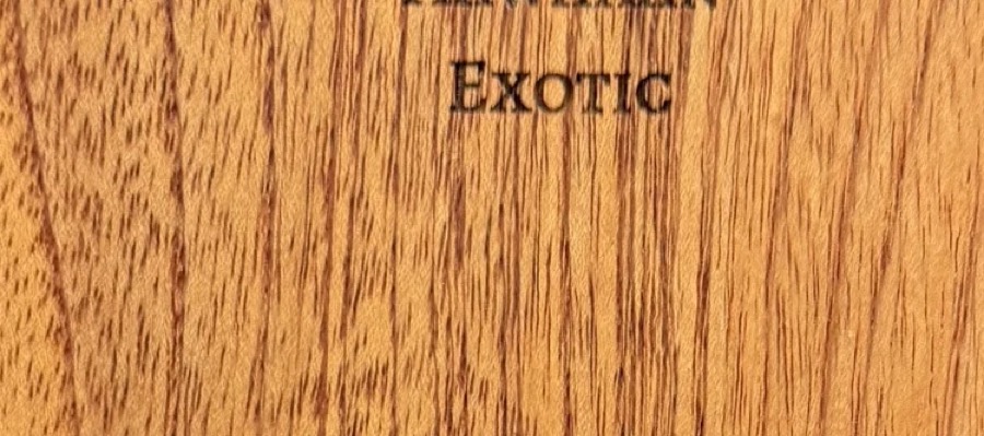 Detail of Australian Cedar grain — figured wood texture, photographed at Raw Heartwood