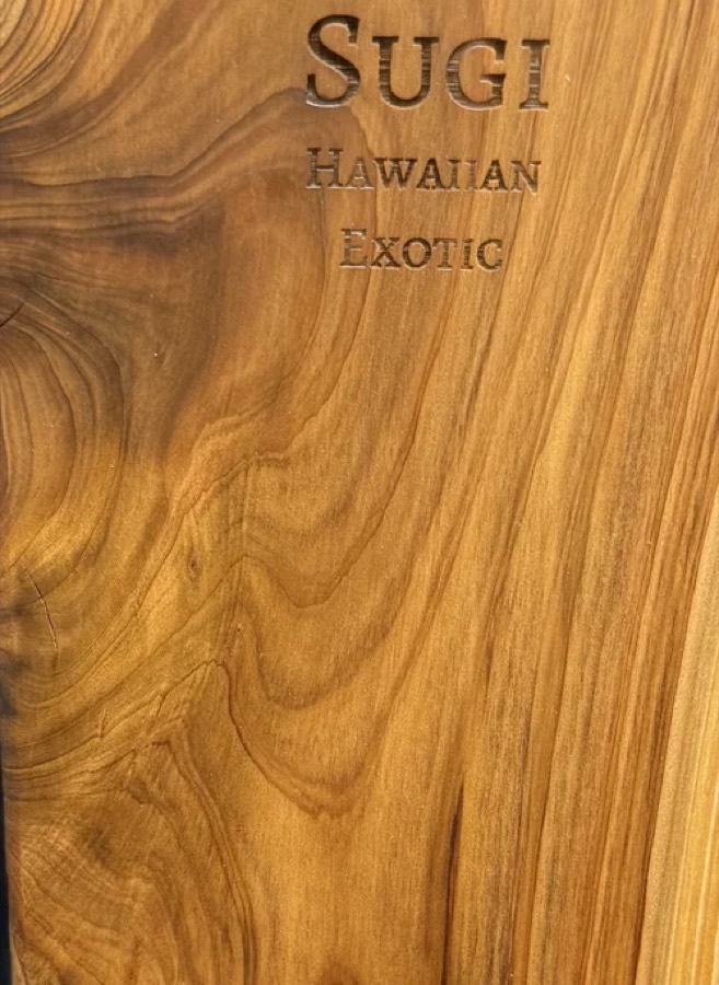 Closer detail of Sugi grain figure