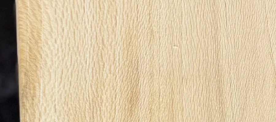 Detail of Sycamore grain — figured wood texture, photographed at Raw Heartwood